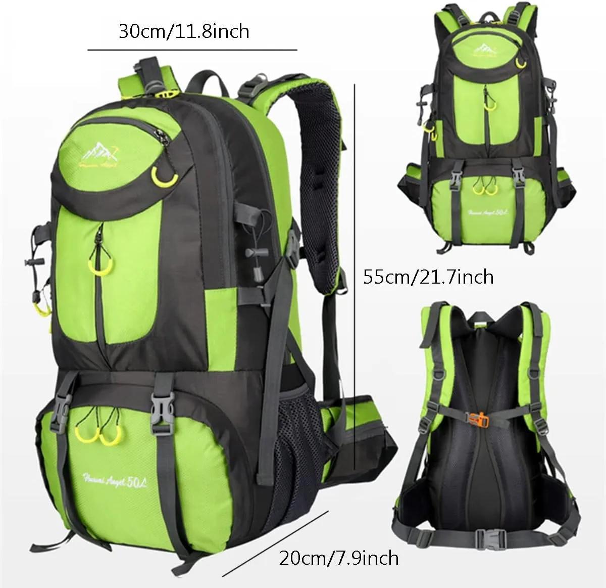 Hiking Backpack 50L Climbing Camping Backpack Large Rucksack for Trekking Travel Outdoor Sport