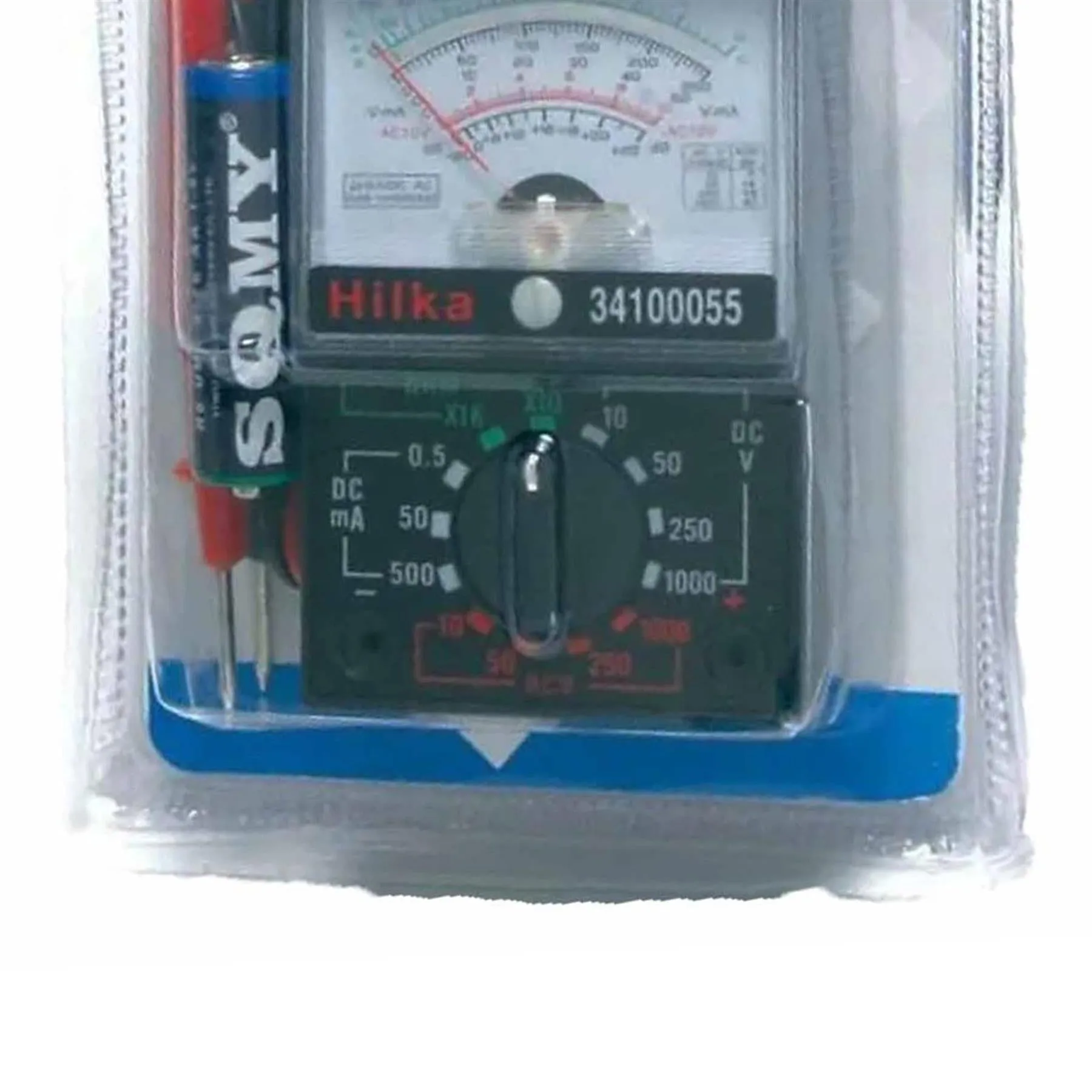 Hilka Analogue Multi Tester, Seven Ranges of DC & Four Ranges of AC Positions Electrical Tester