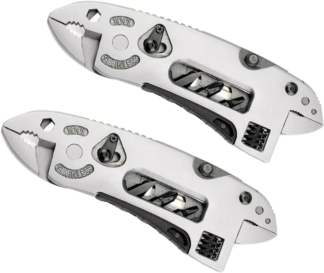 HOMSFOU 2pcs Pliers Portable Wrench for Emergency Gear Compact Wire Cutters Design for Activities