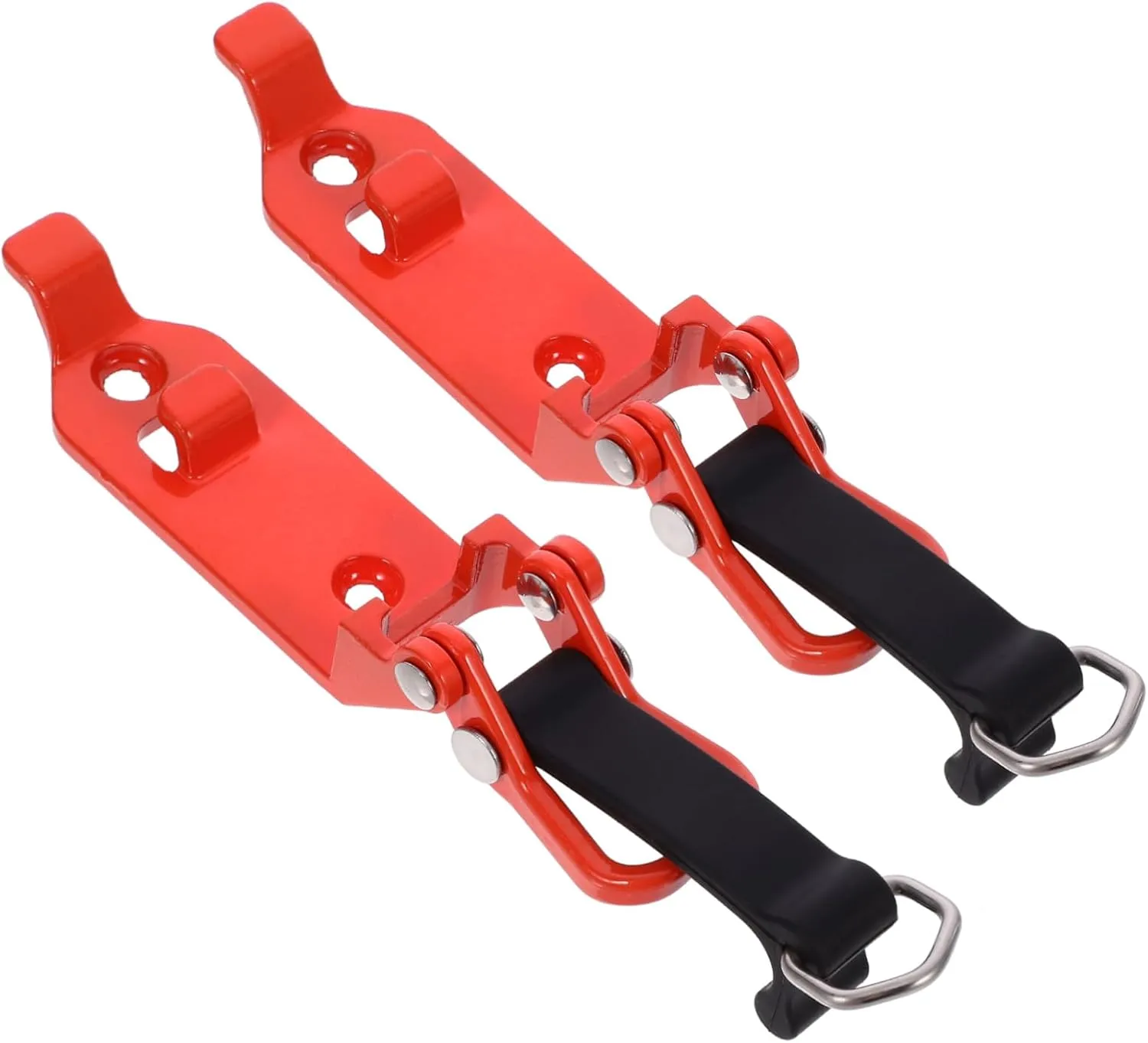Housoutil 2pcs Zinc Alloy Shovel Mount Clamp Rack for Car Roof Rack Shovel Holder Sturdy Durable