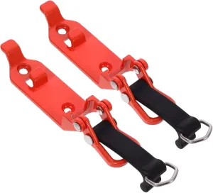 Housoutil 2pcs Zinc Alloy Shovel Mount Clamp Rack for Car Roof Rack Shovel Holder Sturdy Durable
