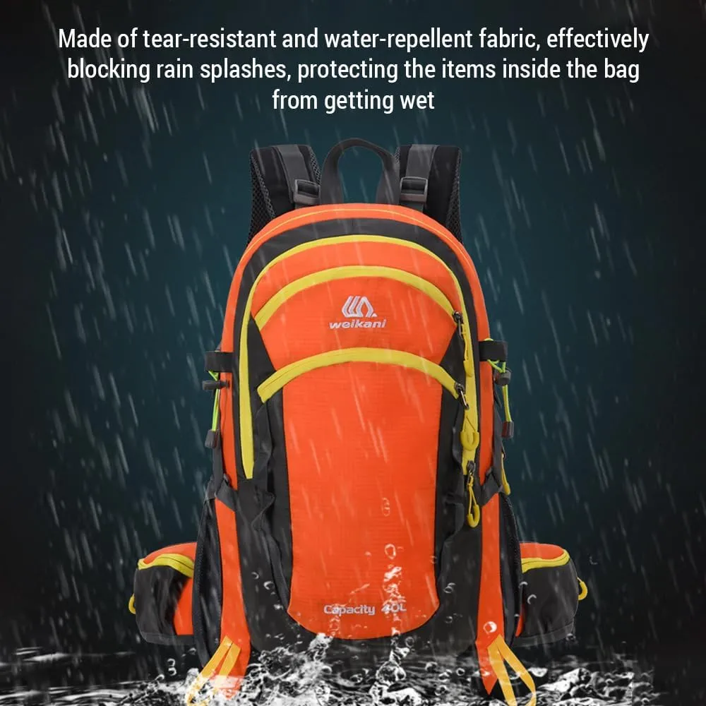 HXBER Hiking Backpack 40L Waterproof Outdoor Travel Daypack Camping Backpack for Women Men