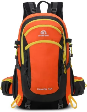 HXBER Hiking Backpack 40L Waterproof Outdoor Travel Daypack Camping Backpack for Women Men