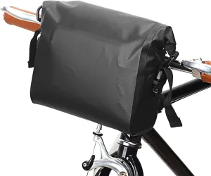 HXBER Waterproof Bike Handlebar Bag Roll-top Cycle Handlebar Bag for Mountain Bikes Electric Bike Scooter