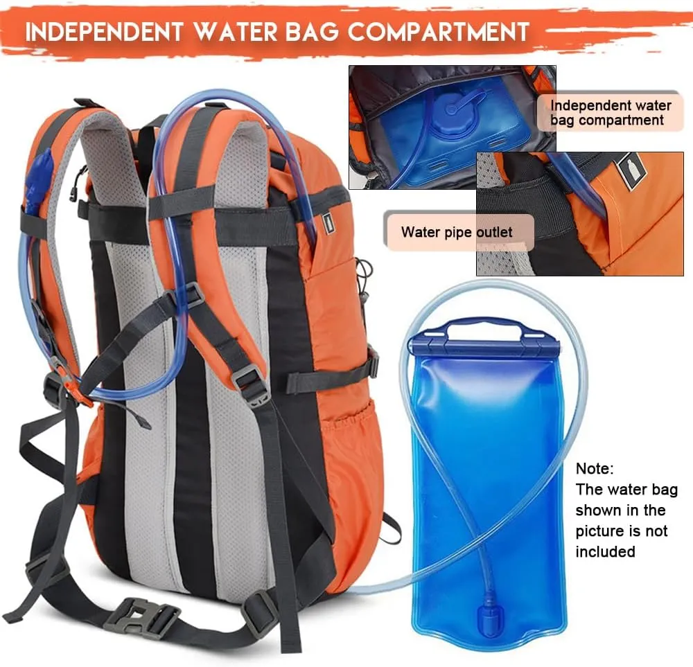 Hydration Backpack Hiking Rucksack 2L Water Reservoir Lightweight Design Outdoor Adventures Cycling Running
