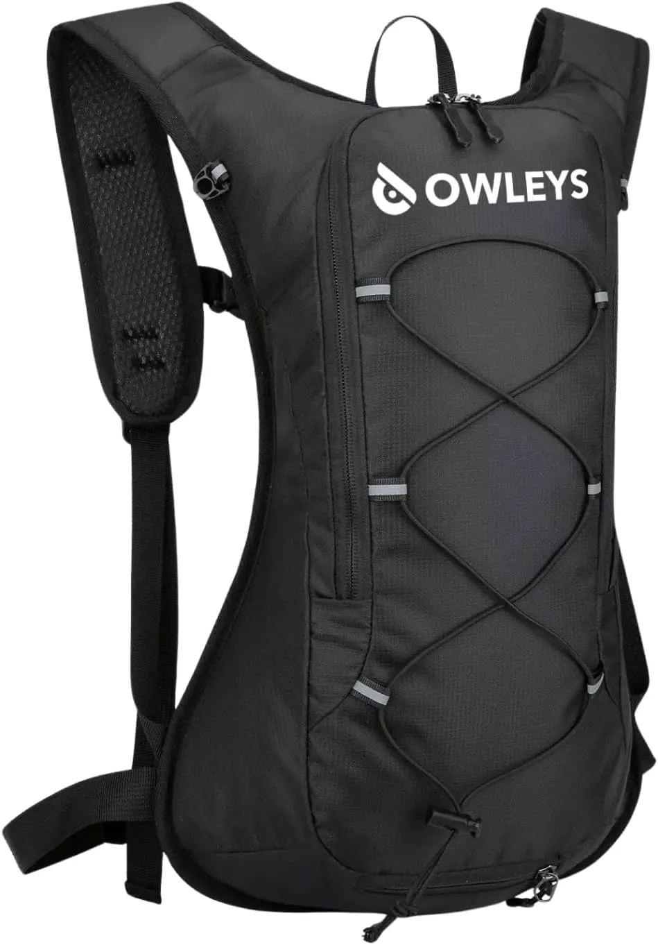 Hydration Backpack – Lightweight Waterproof Hydration Pack | 2L Water Bladder | Running & Cycling Backpack for Men & Women | Hiking & Festival Essential – Black