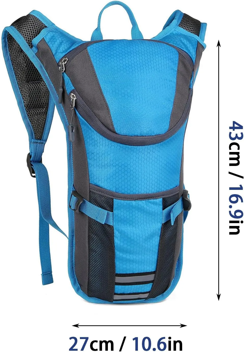Hydration Backpack Nylon Hiking Backpack Outdoor Water Bladder Backpack for Cycle Biking Running