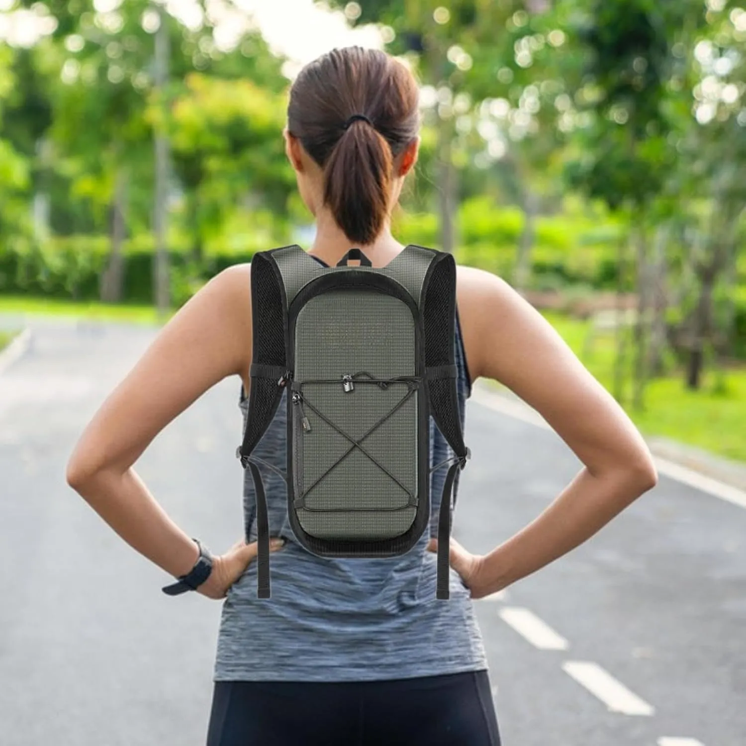 Hydration Backpack Water Backpack for Women Men,Water Bag Daypack Portable for Camping Biking Backpacking Travel Climbing