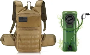 Hydration Backpack with 3L TPU Hydration Bladder, Lightweight Insulation Hydration Pack for Cycling, Hiking, Running, Climbing, Hunting, Biking