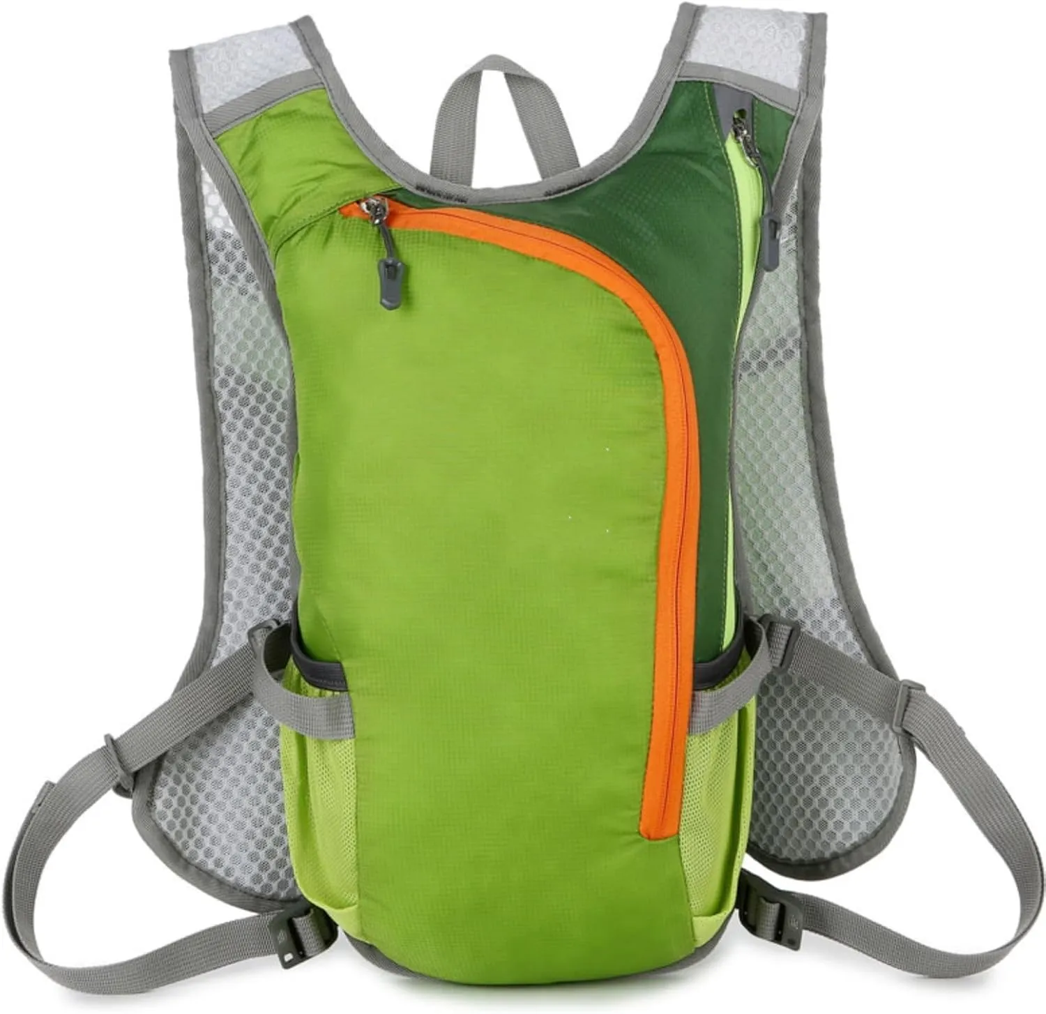 Hydration Backpack，Hydration Pack for Running Women，Safety Reflective Sports Backpack，Lightweight Hydration Vest with Water Bladder for Trail Running & Cycling