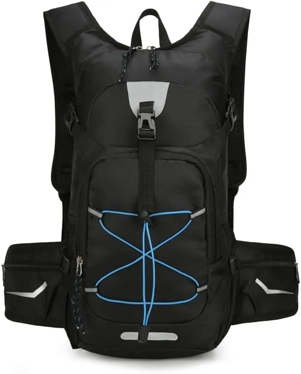 Hydration Pack - Lightweight Running Hydration Backpack for Men Women Hydration Backpack with Storage for Cycling, Hiking, Running, Climbing,Camping, Biking(Black)