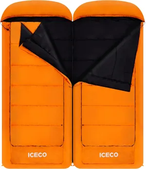 ICECO Sleeping Bags for Adults Cold Weather, Extra Large Sleeping Bag for Camping, XL Sleeping Bag Big and Tall Great for Man Women 4 Season Outdoor