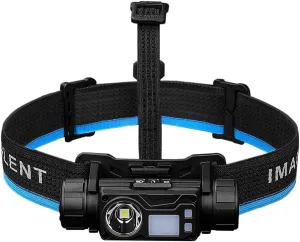 IMALENT HT50 Rechargeable Headlamp, 3000 Lumen Lightweight Flashlight with Red Light, Super Bright Head Lamp for Camping, Outdoor, Running and Hiking