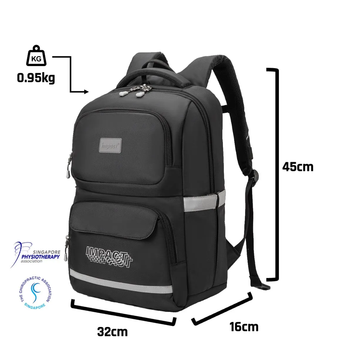 Impact Posture Correction Ergonomic Backpack, IPEG-2370