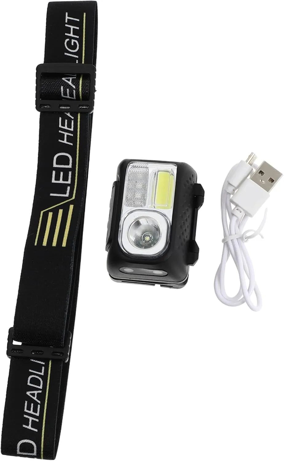 Induction Headlight Sensor LED Battery Lights Outdoor Hiking Headlamps Portable Motion Camping Night Riding Light -Mounted Flashlight Charging Lamp Multi-Functional Headlight