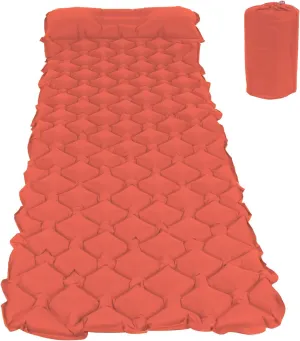 Inflatable Lightweight Camping Air Sleeping Pad Mat Picnic Travel Beach