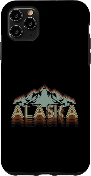 iPhone 11 Pro Max US State Wilderness Mountain Hiking Wildlife Camping Alaska Case