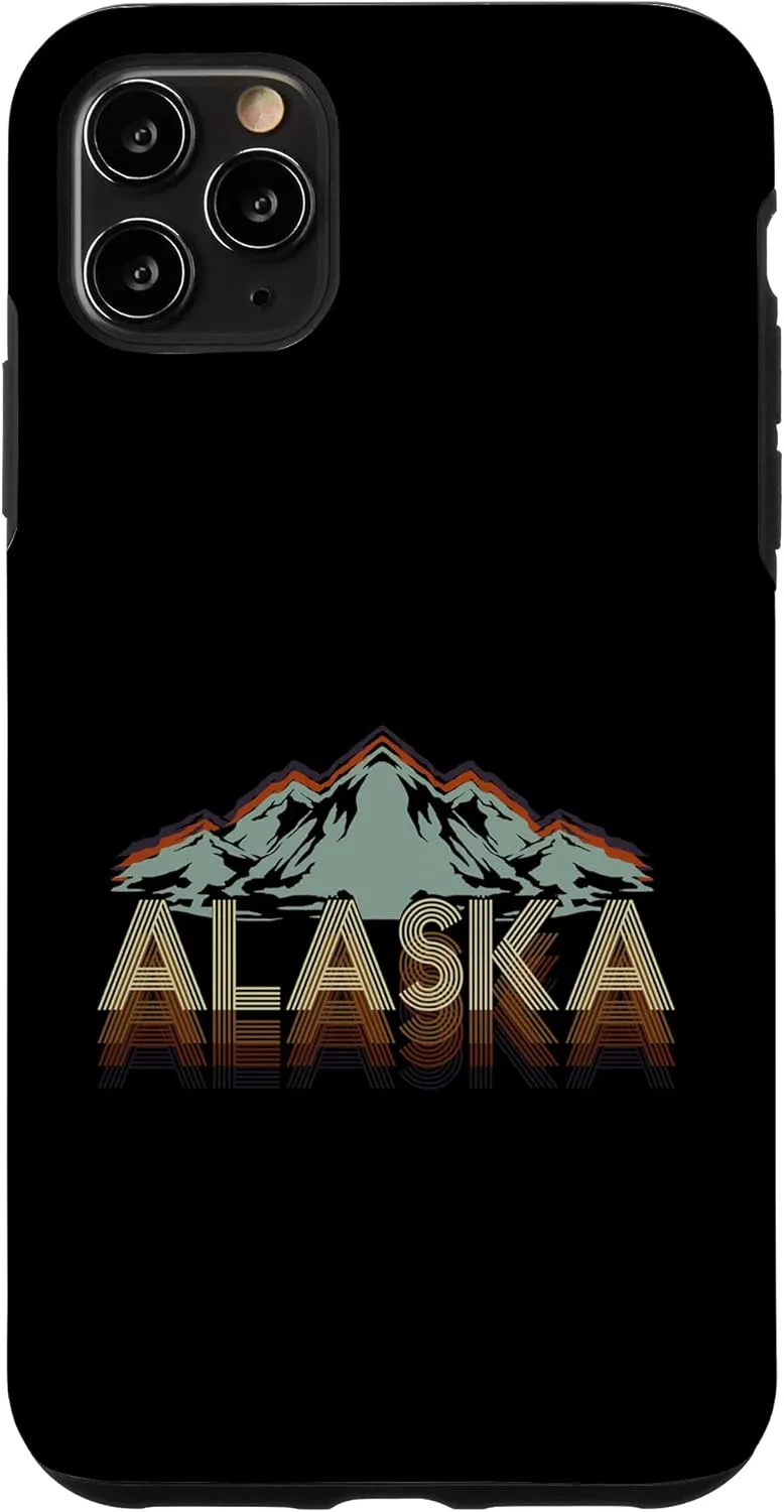 iPhone 11 Pro Max US State Wilderness Mountain Hiking Wildlife Camping Alaska Case