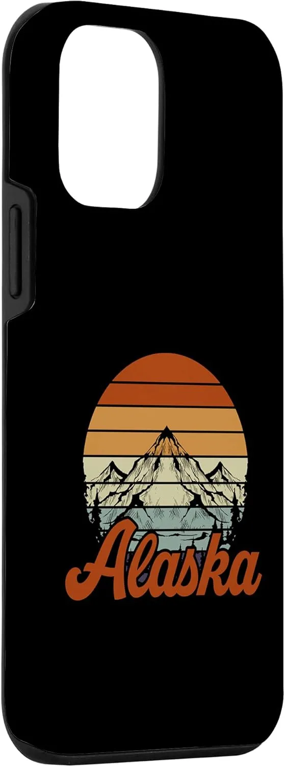 iPhone 12 mini Wilderness Camping Wildlife Mountain Hiking Retro Alaska Case