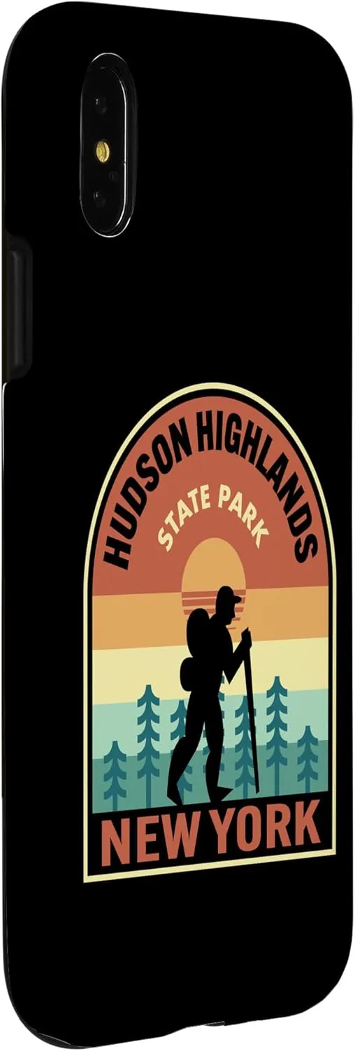 iPhone X/XS Hudson Highlands State Park New York Retro Hiking Case