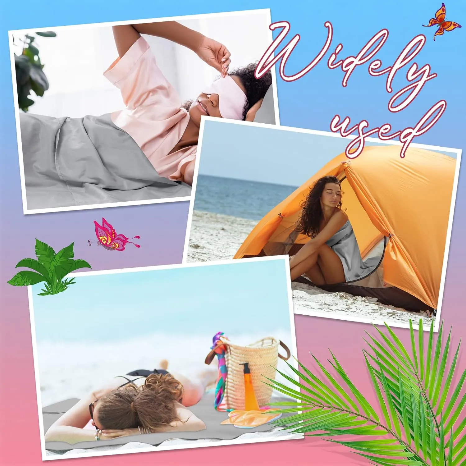 Irenare Self Tan Sleep Sack Reusable Body Self Tanners Lightweight Breathable Tanning Sleeping Sac for Bed Travel Sleeping Bag