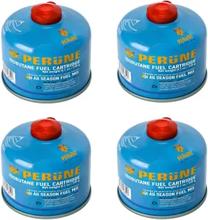 Iso-Butane Camping Fuel Gas Canister All Season Mix - 230gram (4 Pack)