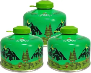 Isobutane Fuel Canister 100g, Camping Stove Fuel, Butane Camping Propane Mixture Blend Camping Fuel Gas (3 Pack)