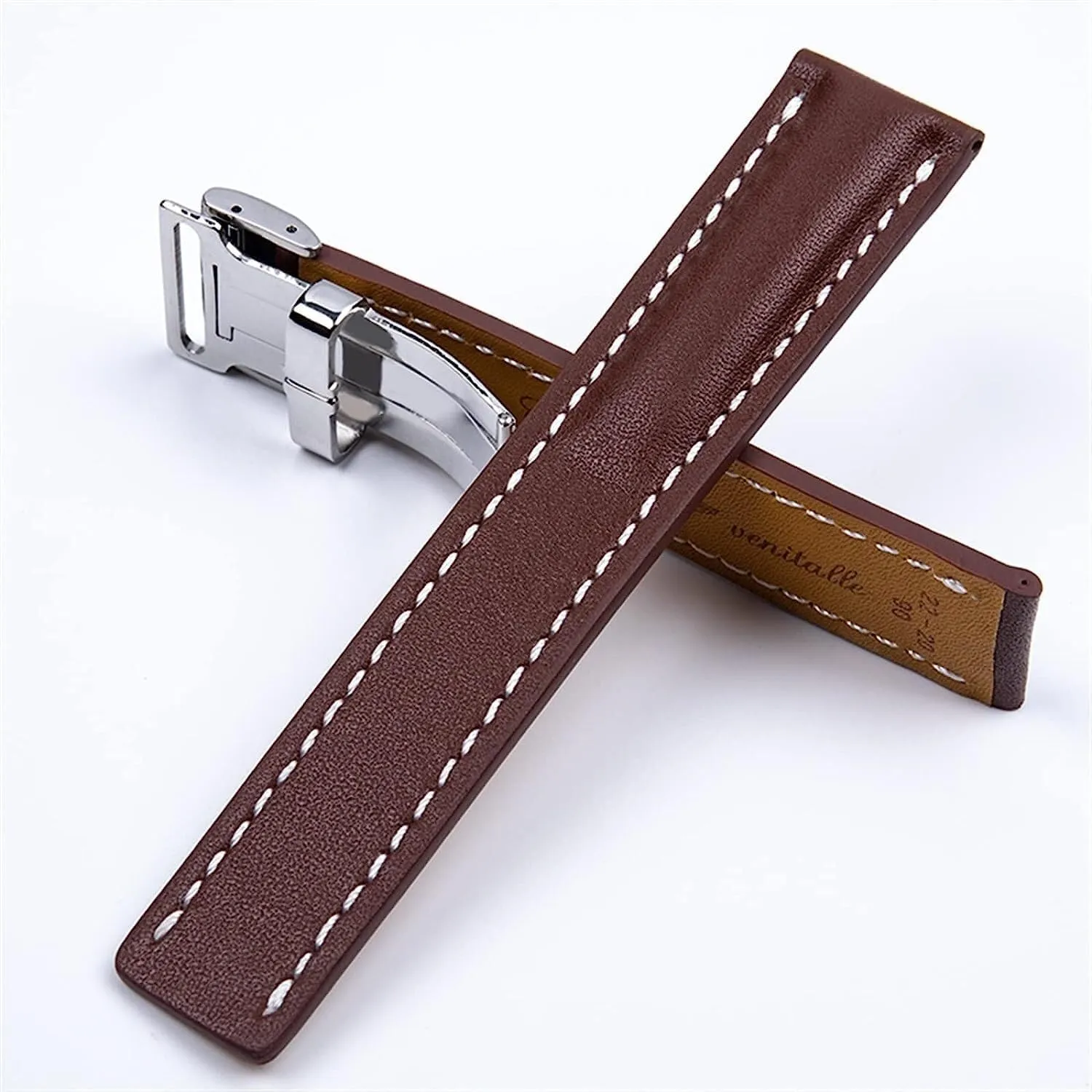 Italy Genuine Leather watch band for Breitling Premier B01 Colt Chronograph Avenger AVIATOR Strap