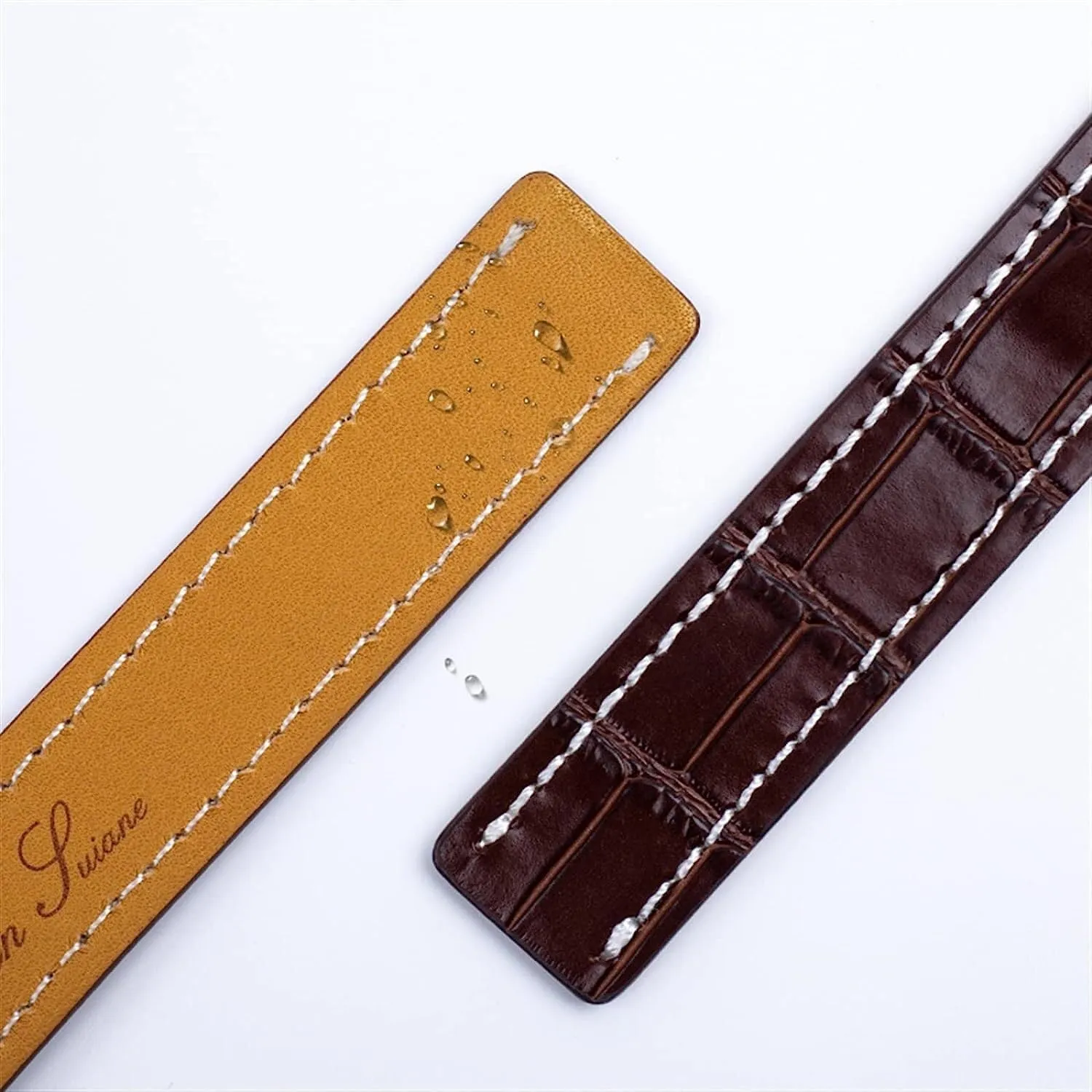Italy Genuine Leather watch band for Breitling Premier B01 Colt Chronograph Avenger AVIATOR Strap