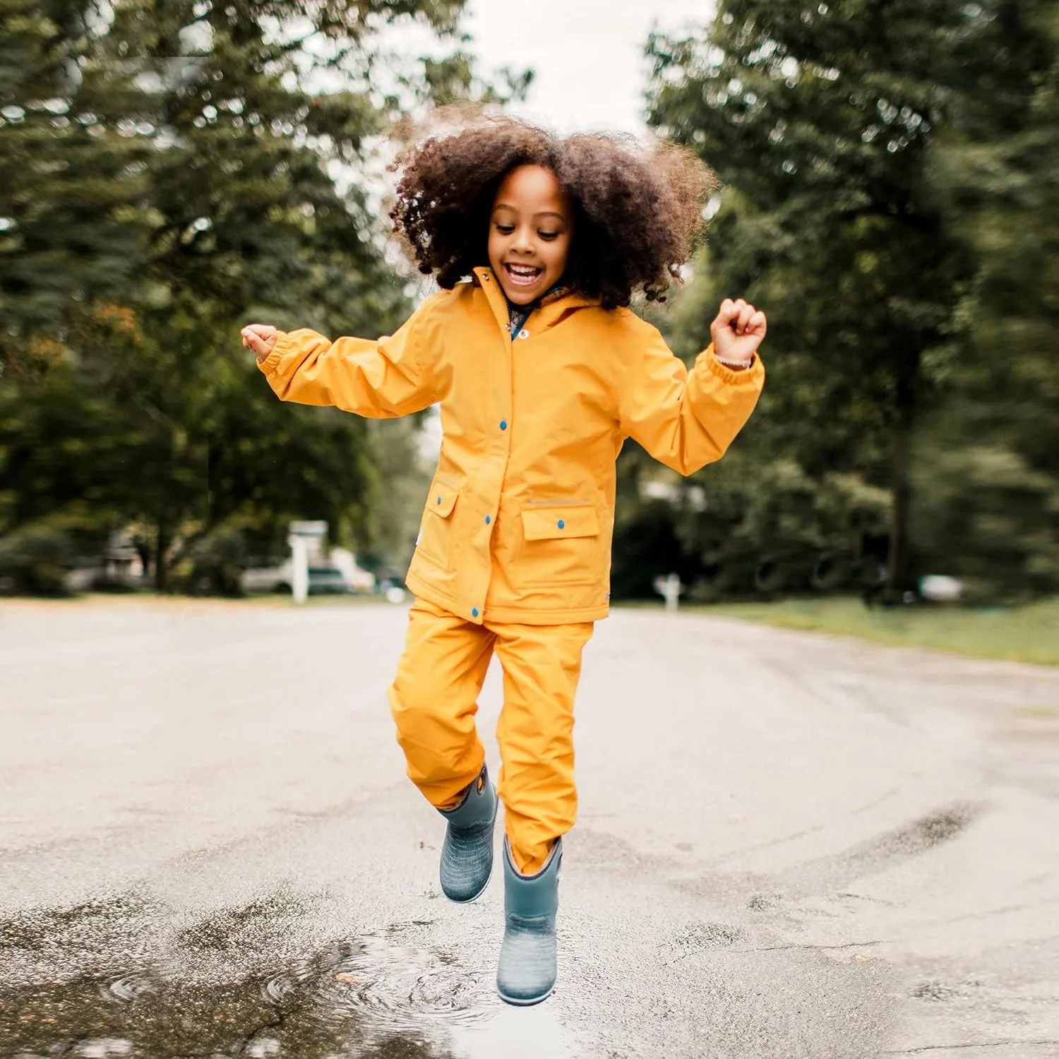 JAN & JUL Waterproof Fleece Lined Snow and Rain Pants for Toddlers and Kids