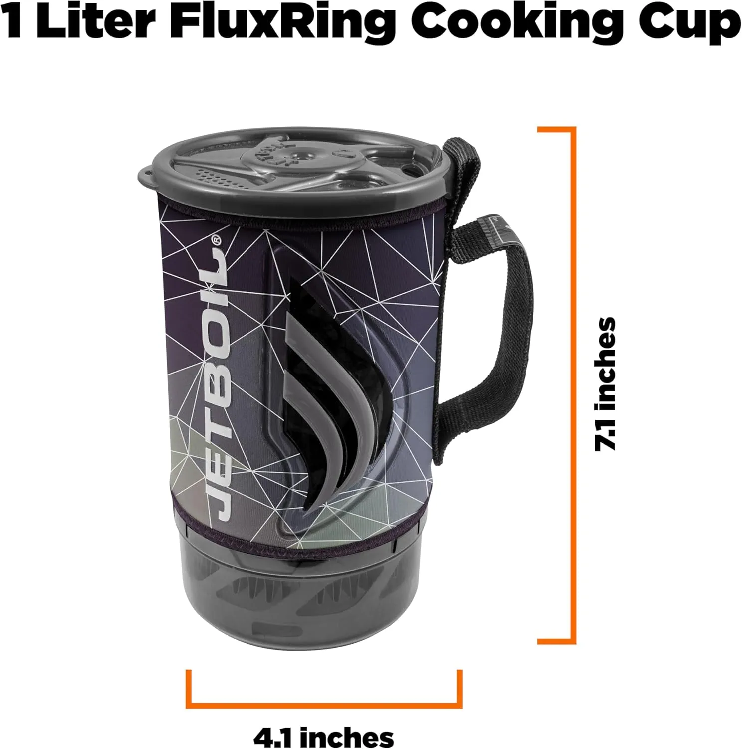 Jetboil Flash Camping and Backpacking Stove System, Portable Propane/Isobutane Burner with Cooking Cup for Outdoor Trips and Hiking