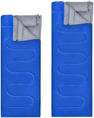 JHUS Double 2 Person Sleeping Bag Waterproof w/2 Pillows Camping Queen Size XL Camping Accessories Camping Gear Sleeping Bag Sleeping Bags Camping Essentials Camping Supplies Hiking Gear Backpac