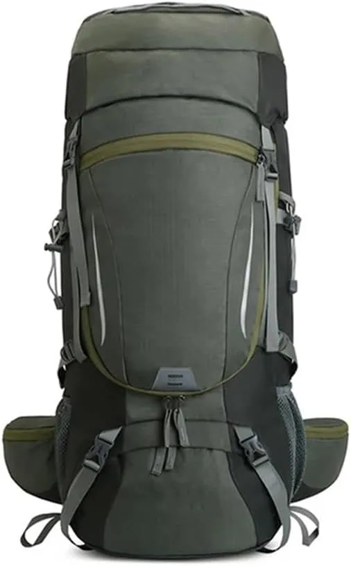 JSEIAJB 60L Large Hiking Mountaineering Backpack Climbing Hiking Backpack Camping Backpack Sport Outdoor Bag