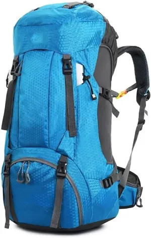 JSEIAJB 60L Outdoor Backpack Camping Climbing Bag Waterproof Mountaineering Hiking Backpacks Sport Bag