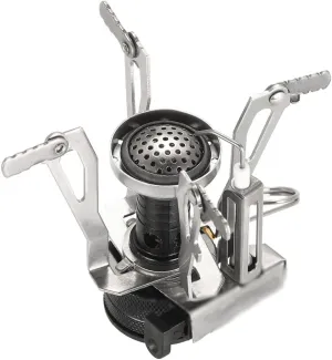 JSEIAJB Gas Stove Backpacking Canister Stove Burners Camping Outdoor Stove Cooking Foldable Hiking Butane Propane Furnace