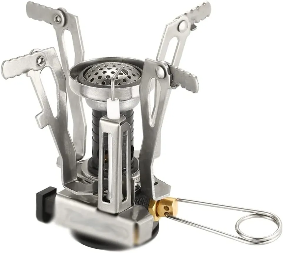 JSEIAJB Gas Stove Backpacking Canister Stove Burners Camping Outdoor Stove Cooking Foldable Hiking Butane Propane Furnace
