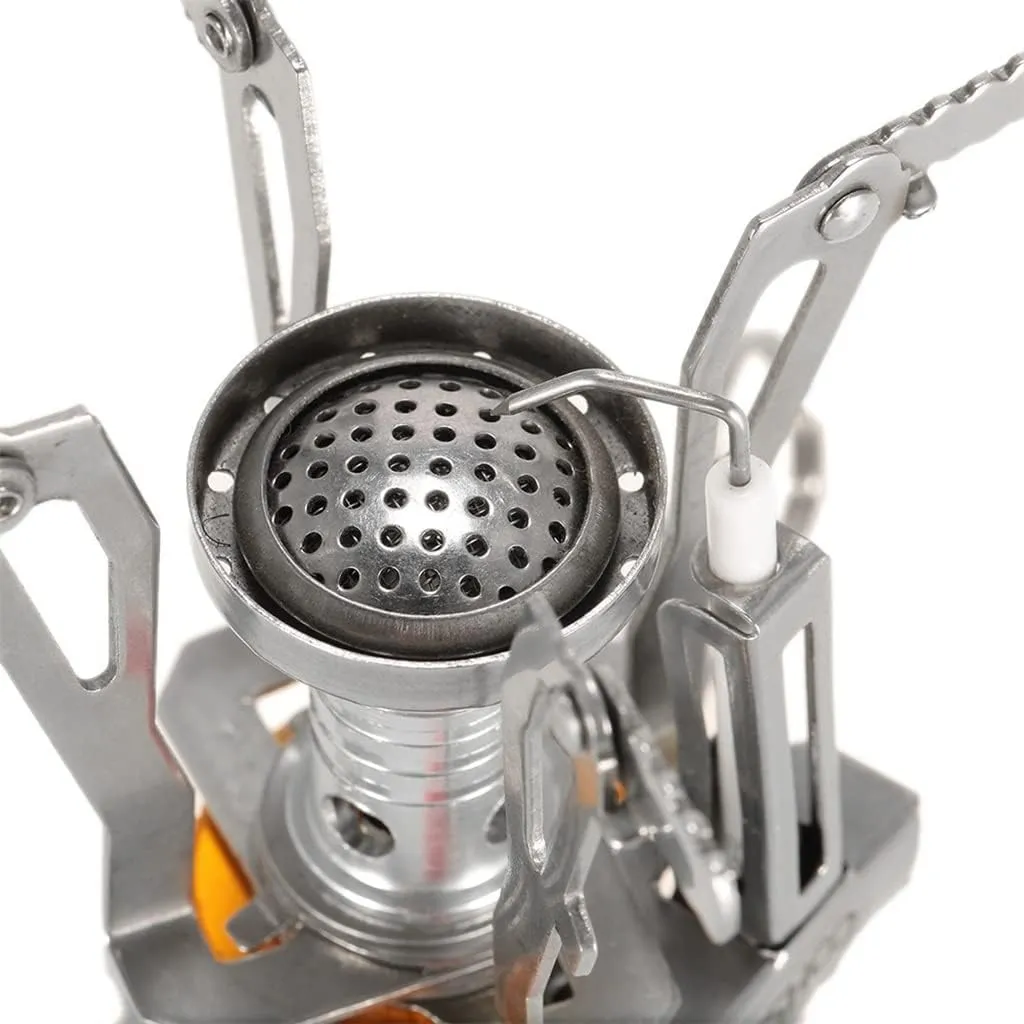 JSEIAJB Gas Stove Backpacking Canister Stove Burners Camping Outdoor Stove Cooking Foldable Hiking Butane Propane Furnace
