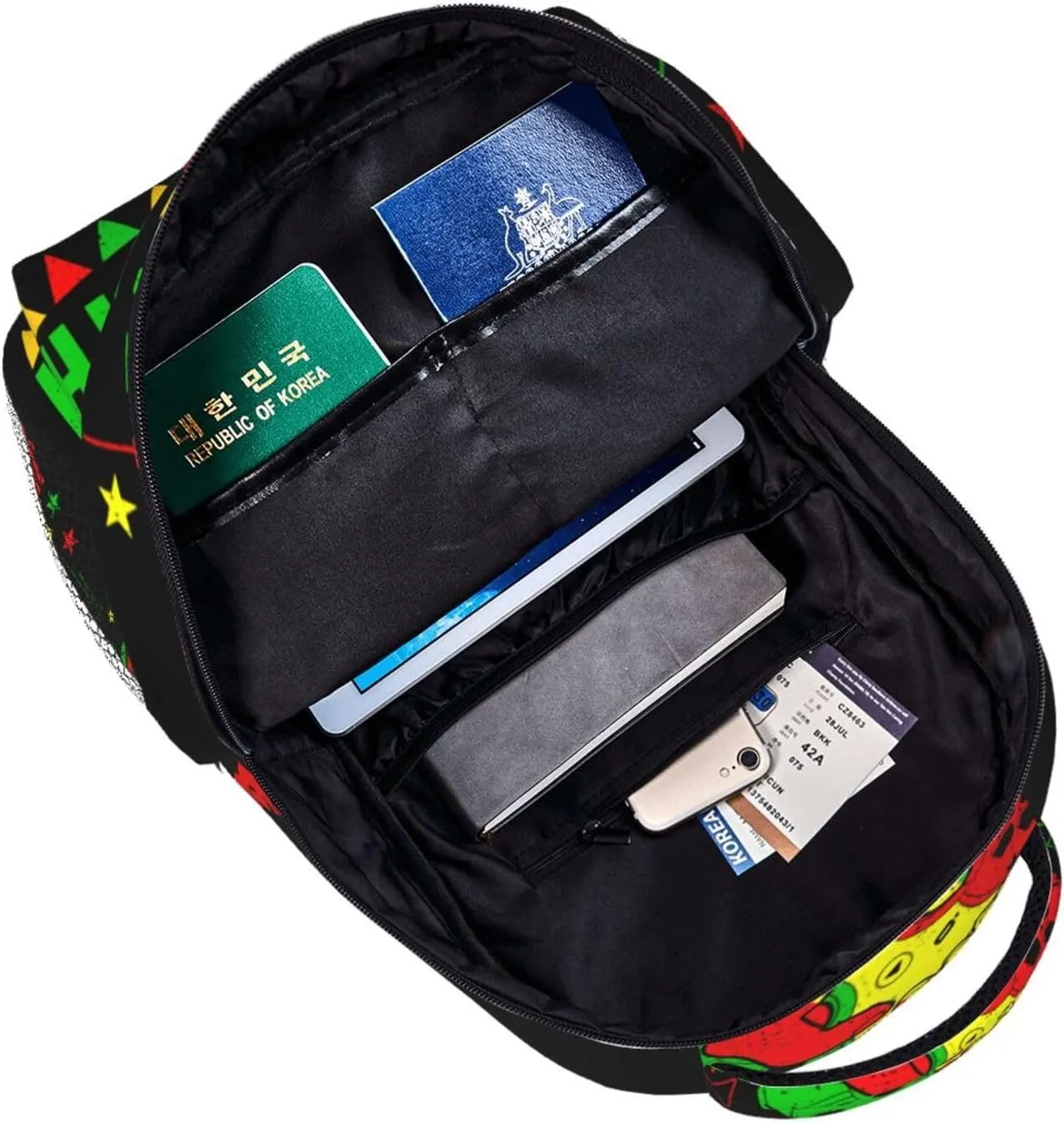 Juneteenth I Paused My Game To Celebrate Juneteenth Backpack Lightweight Laptop Backpack Casual Daypack Travel Double Shoulder Bag For Women Men