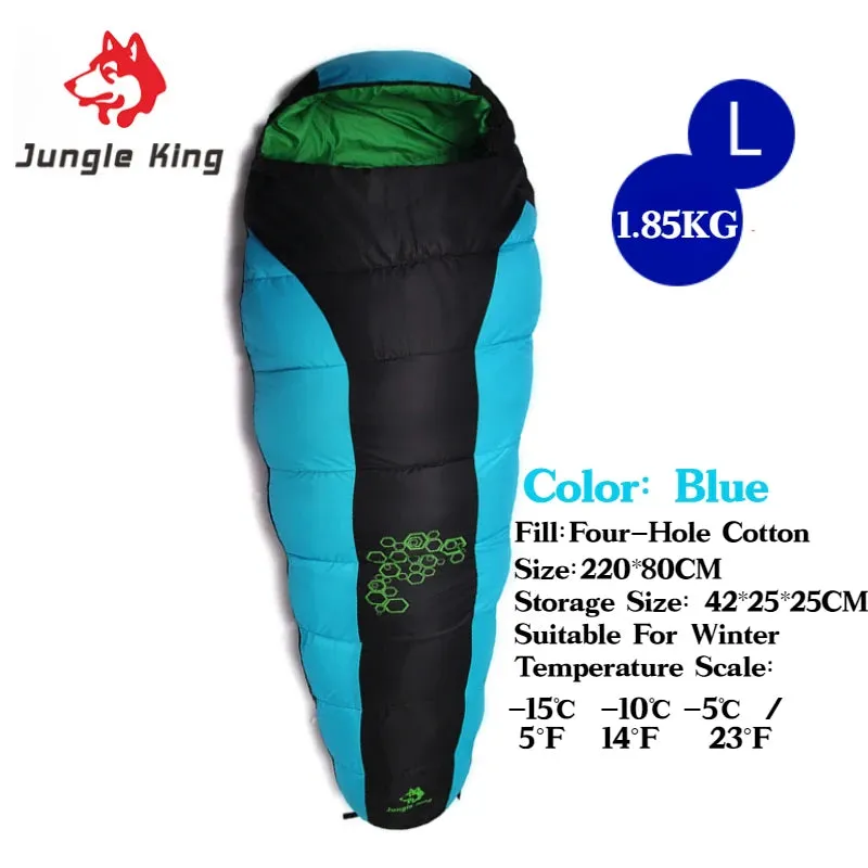 JUNGLE KING CY0901 RL Camping Sleeping Bag - Lightweight, Waterproof, 4 Season