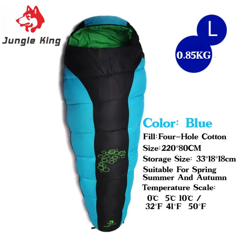 JUNGLE KING CY0901 RL Camping Sleeping Bag - Lightweight, Waterproof, 4 Season