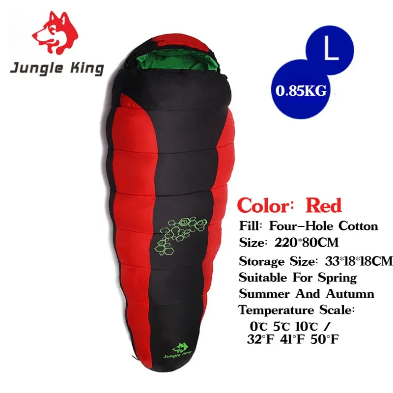 JUNGLE KING CY0901 RL Camping Sleeping Bag - Lightweight, Waterproof, 4 Season