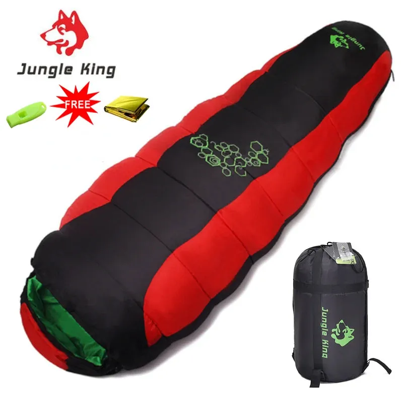 JUNGLE KING CY0901 RL Camping Sleeping Bag - Lightweight, Waterproof, 4 Season