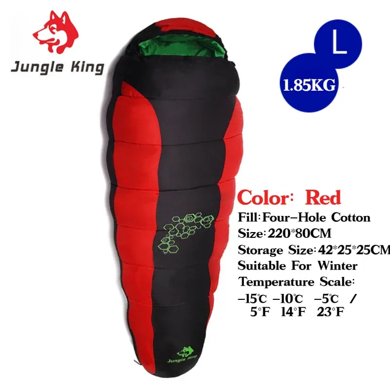 JUNGLE KING CY0901 RL Camping Sleeping Bag - Lightweight, Waterproof, 4 Season