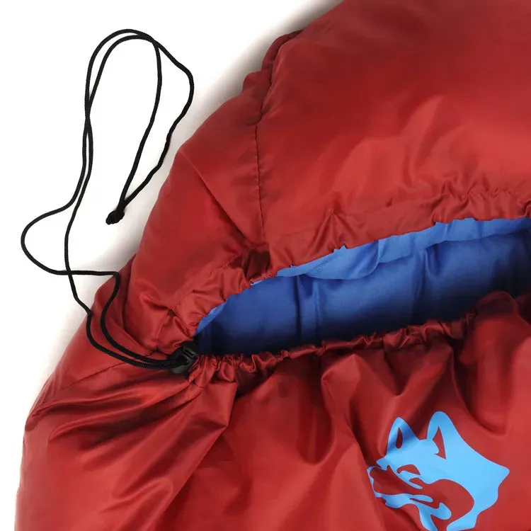 JUNGLE KING CY0903 Thickened Waterproof Cotton Sleeping Bag for Winter Camping and Hiking