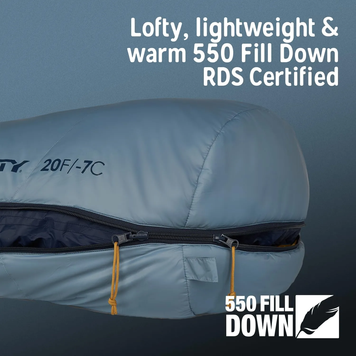 Kelty Supernova Down Sleeping Bag, Compact   Lightweight, Roomy Shape for All Body Types and Sleep Positions, Recycled Shell Fabrics