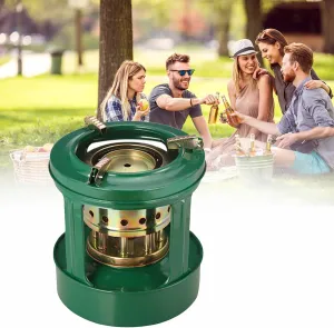 Kerosene Stove Heater, Camping Stove Gas Portable, Handy Stove Backpacking for Hiking Barbecue Ice Fishing, with 8 Wicks, 2-3 People Use, Alcohol Stove