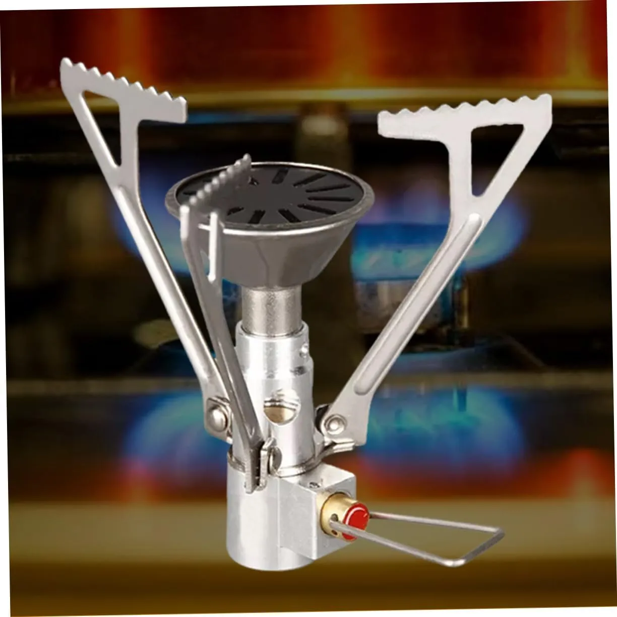 KESYOO 3 Pcs Picnic Cooker 2000w Power Gas Camping Stove Leak-proof Stainless Steel Mini Stove