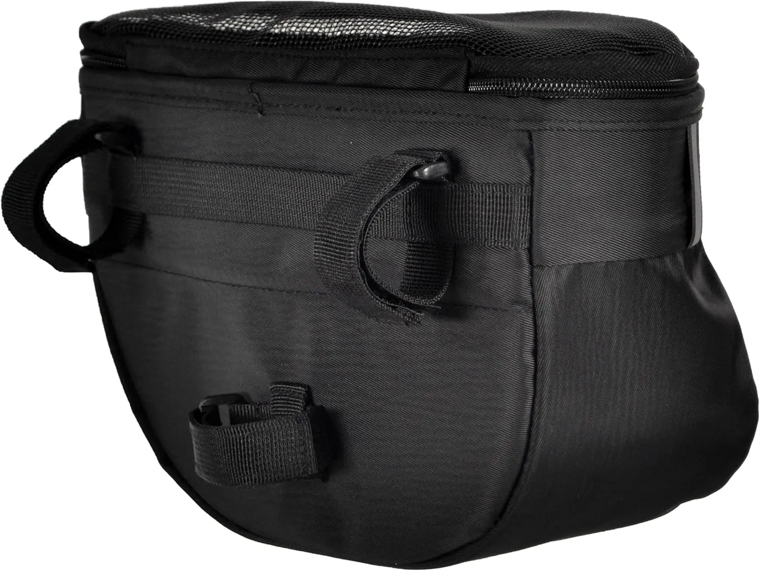 Kids Bike Basket,Durable Front Frame Bicycle & Scooter Basket Bag,Waterproof Fabric Bicycle Handlebar Bag for Boys, Girls, Toddlers with Zipper Mesh Lip (Tooth)