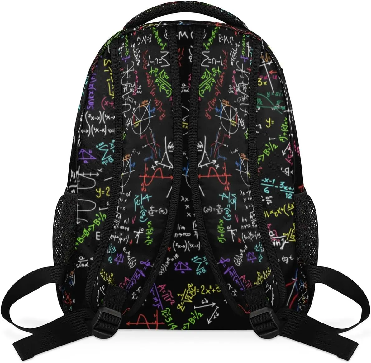 Kids School Backpacking Mathematical Formula Color Backpack for Teens Girls & Boys Middle School Aesthetic Students Bookbag 16 in Cute Lightweight Gym Travel Bag Sports Schoolbag