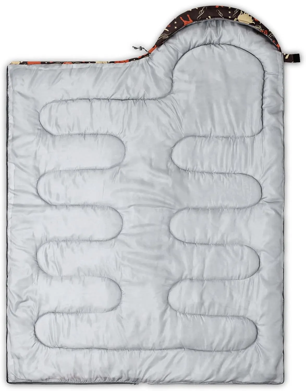 Kids Sleeping Bag for Boys Girls,Blue Ripples Print-Lightweight Warm Portable Outdoor Indoor-Waterproof Cold Weather Resistant Sleeping Bag for Camping Hiking